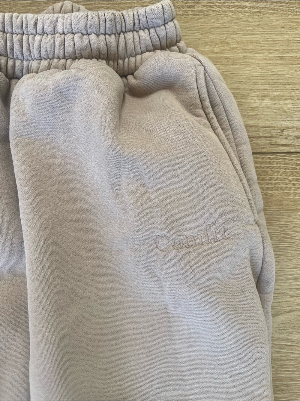 Comfrt women’s Beige Jogger Sweatpants size S taupe - Picture 1 of 6